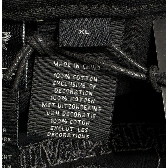 New Harley Davidson Willie G Skull Hat Flames Embroidered Baseball Cap XL Gift - Picture 9 of 10